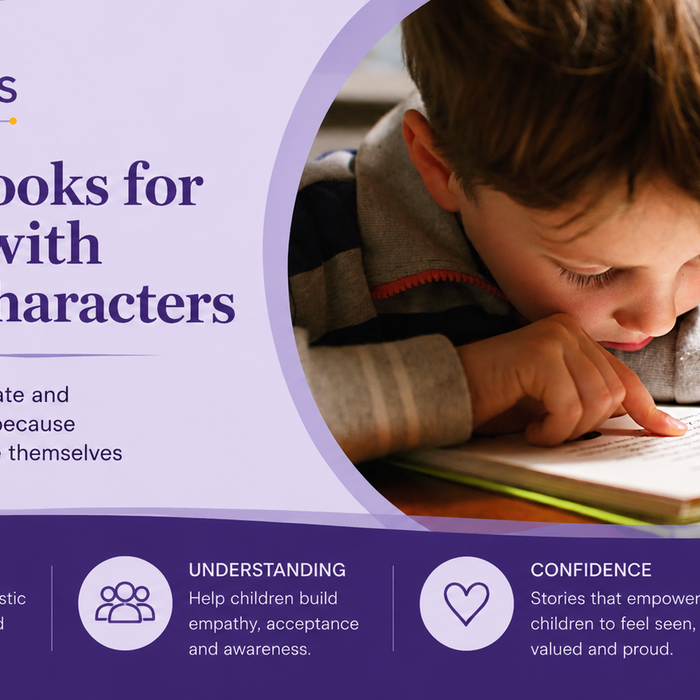 Helpful books for children featuring autistic characters