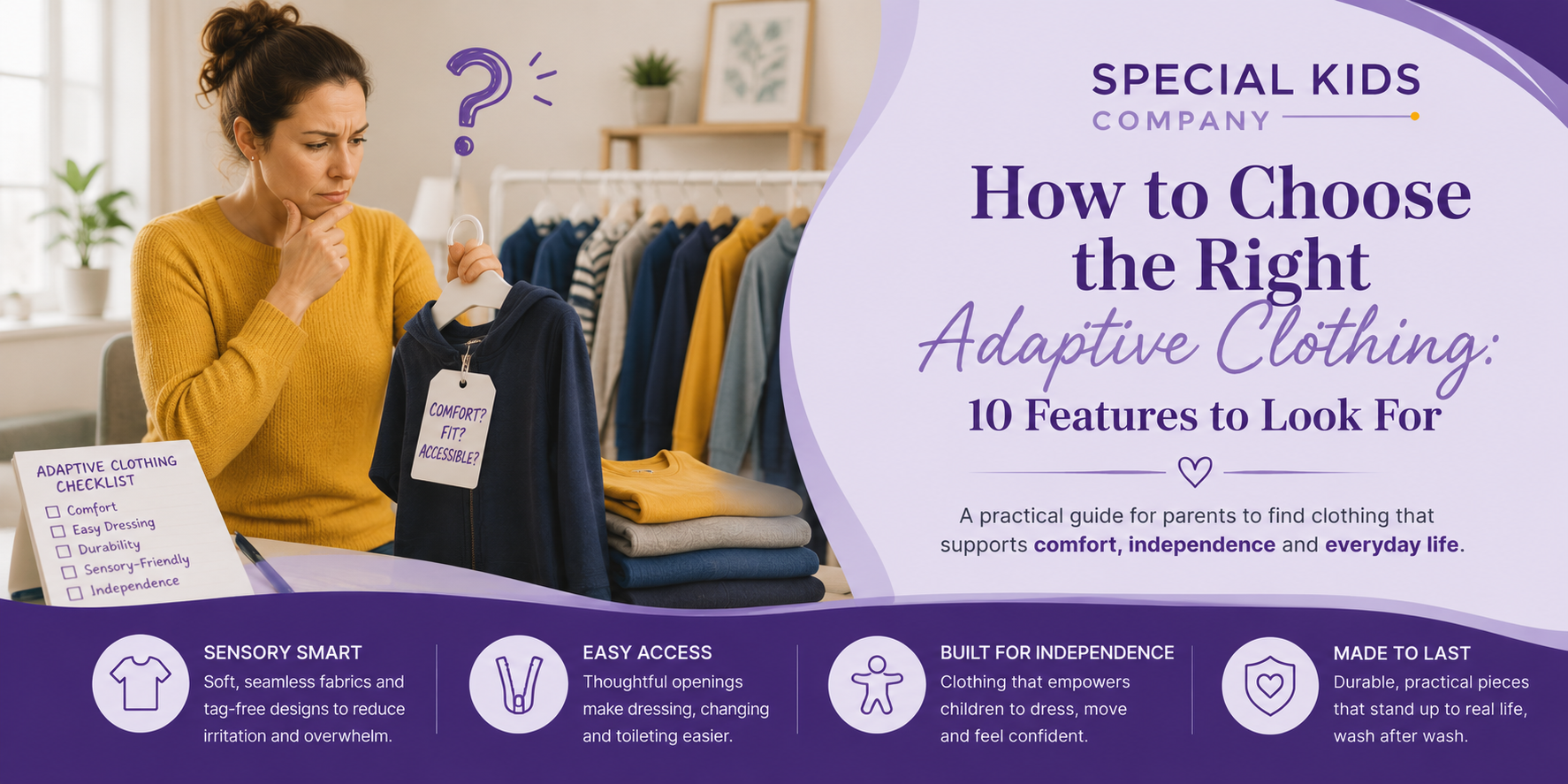How to Choose the Right Adaptive Clothing: 10 Features to Look For