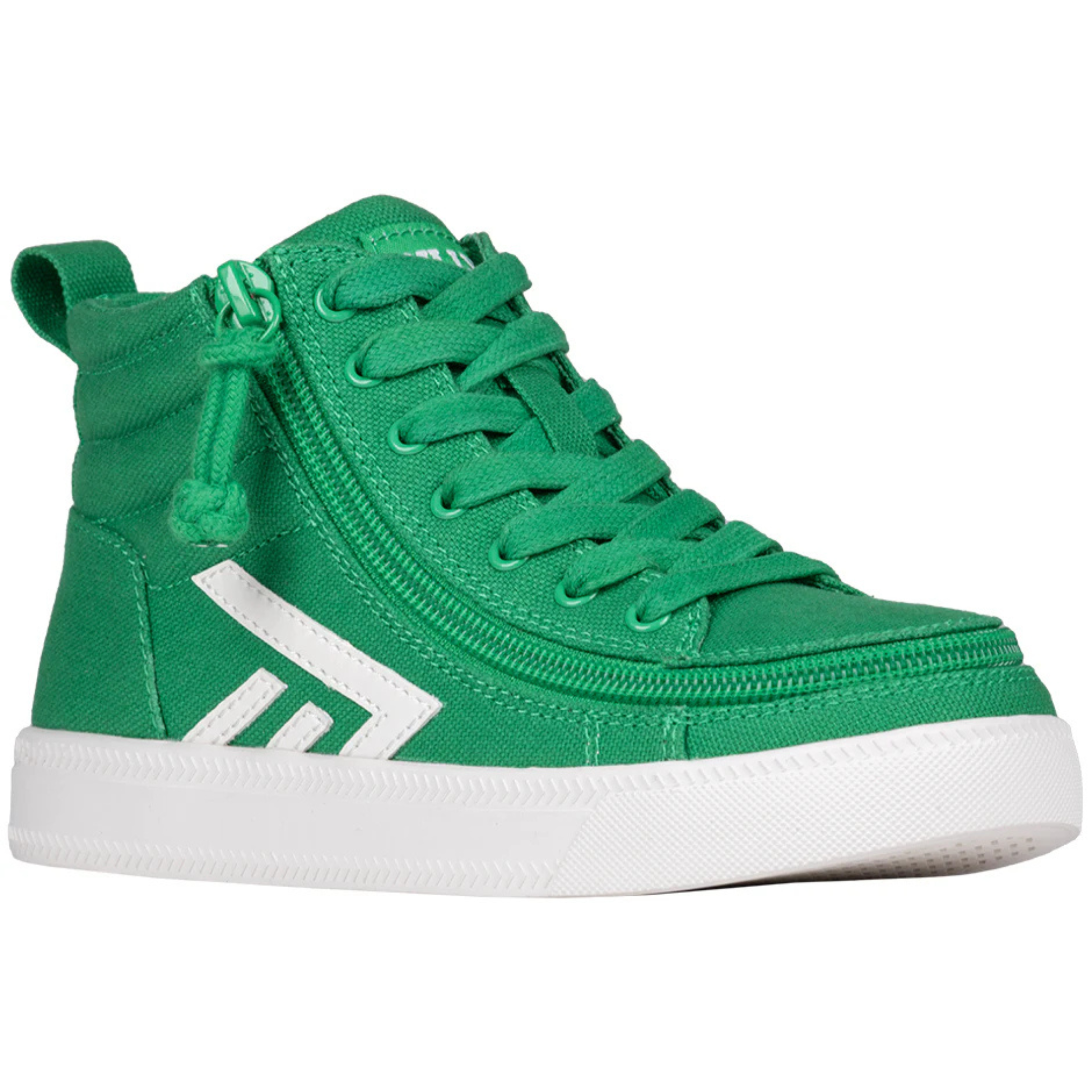 Billy Footwear (Kids)  - Green/White Core Skate Canvas Shoes