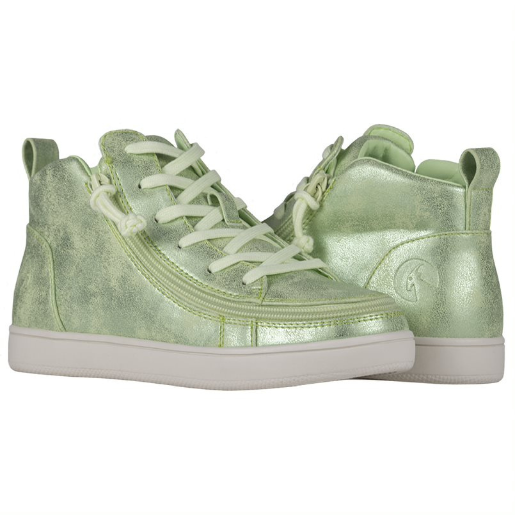 Billy Footwear (Womens) - Mid Top Faux Leather Cucumber Green Shoes