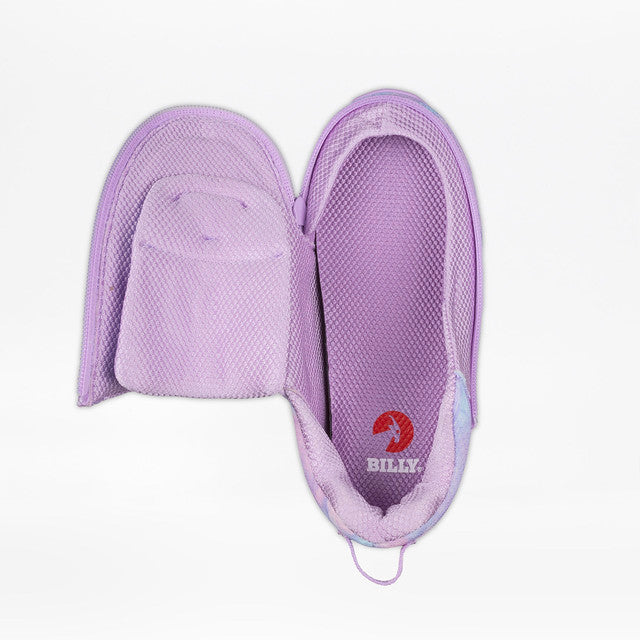 Billy Footwear (Kids)  - Lilac Watercolour Limitless Trainers