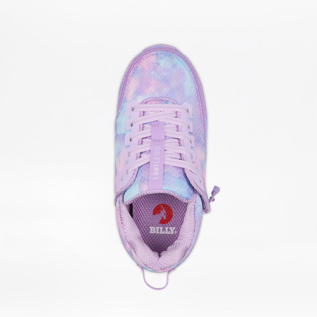 Billy Footwear (Kids)  - Lilac Watercolour Limitless Trainers