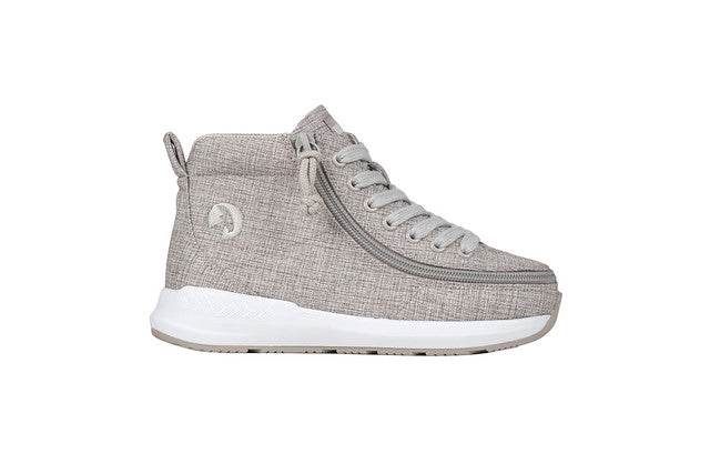 Billy Footwear (Toddlers) - High Top Goat Grey Jersey Shoes