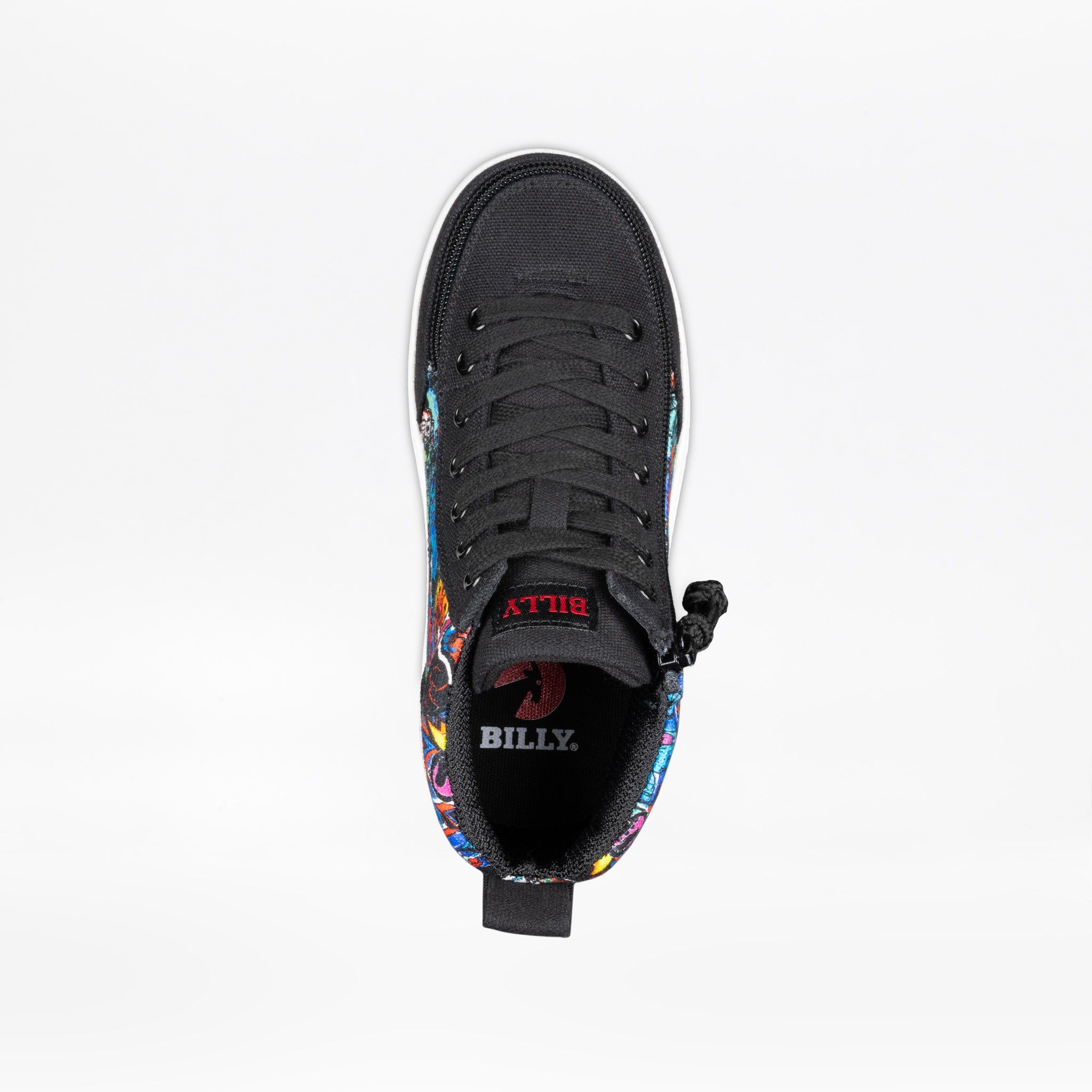 Billy Footwear (Kids) DR II Fit - High Top Night Sk8ter Canvas Shoes