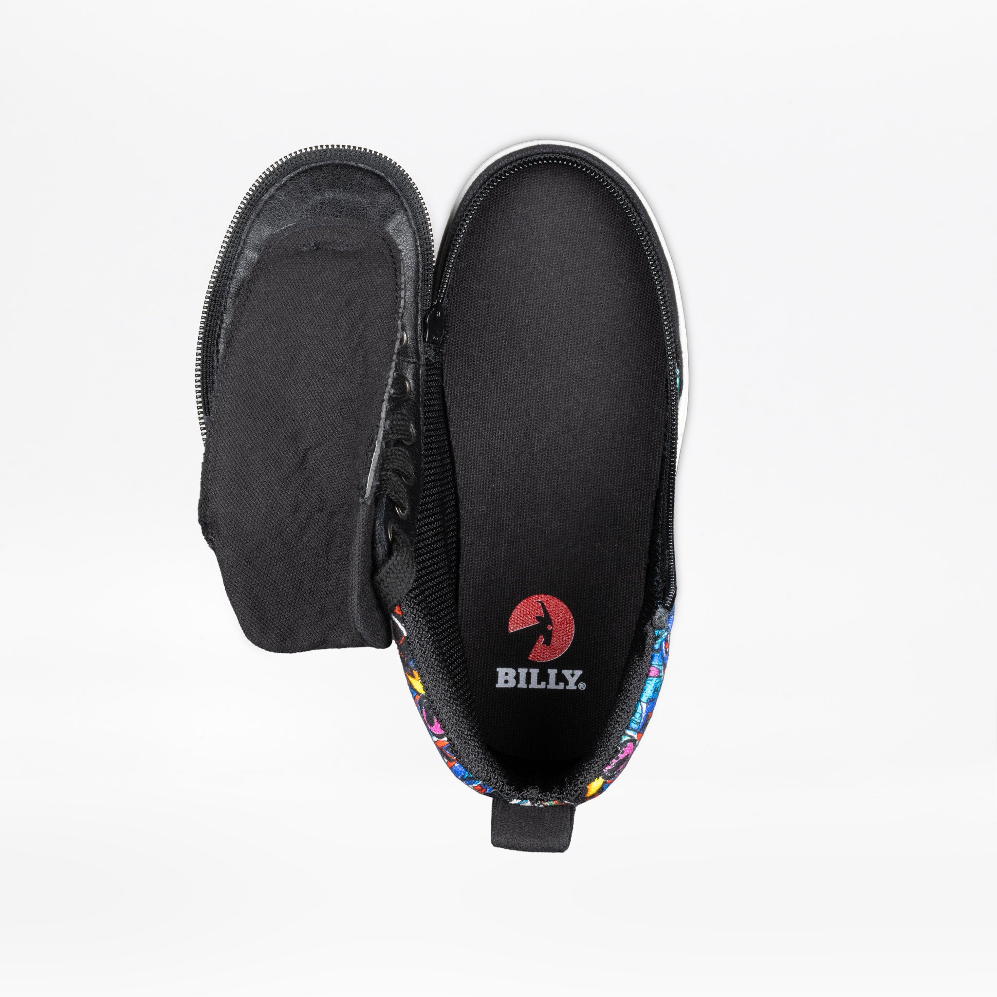 Billy Footwear (Kids) DR II Fit - High Top Night Sk8ter Canvas Shoes
