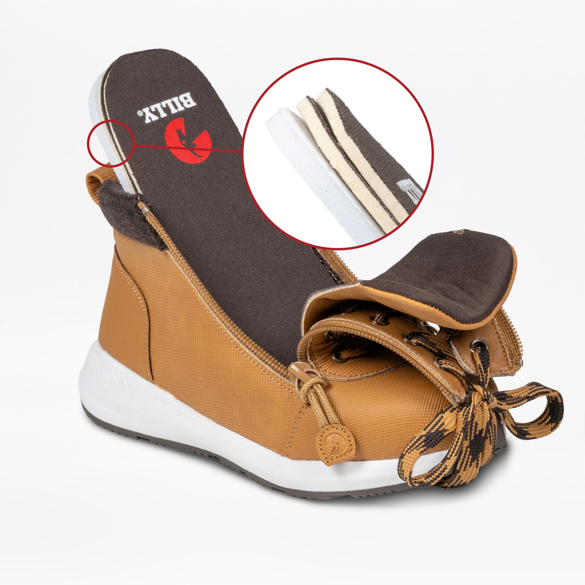 Billy Footwear (Kids) - High Top Rugged Black Goat DZ Shoes