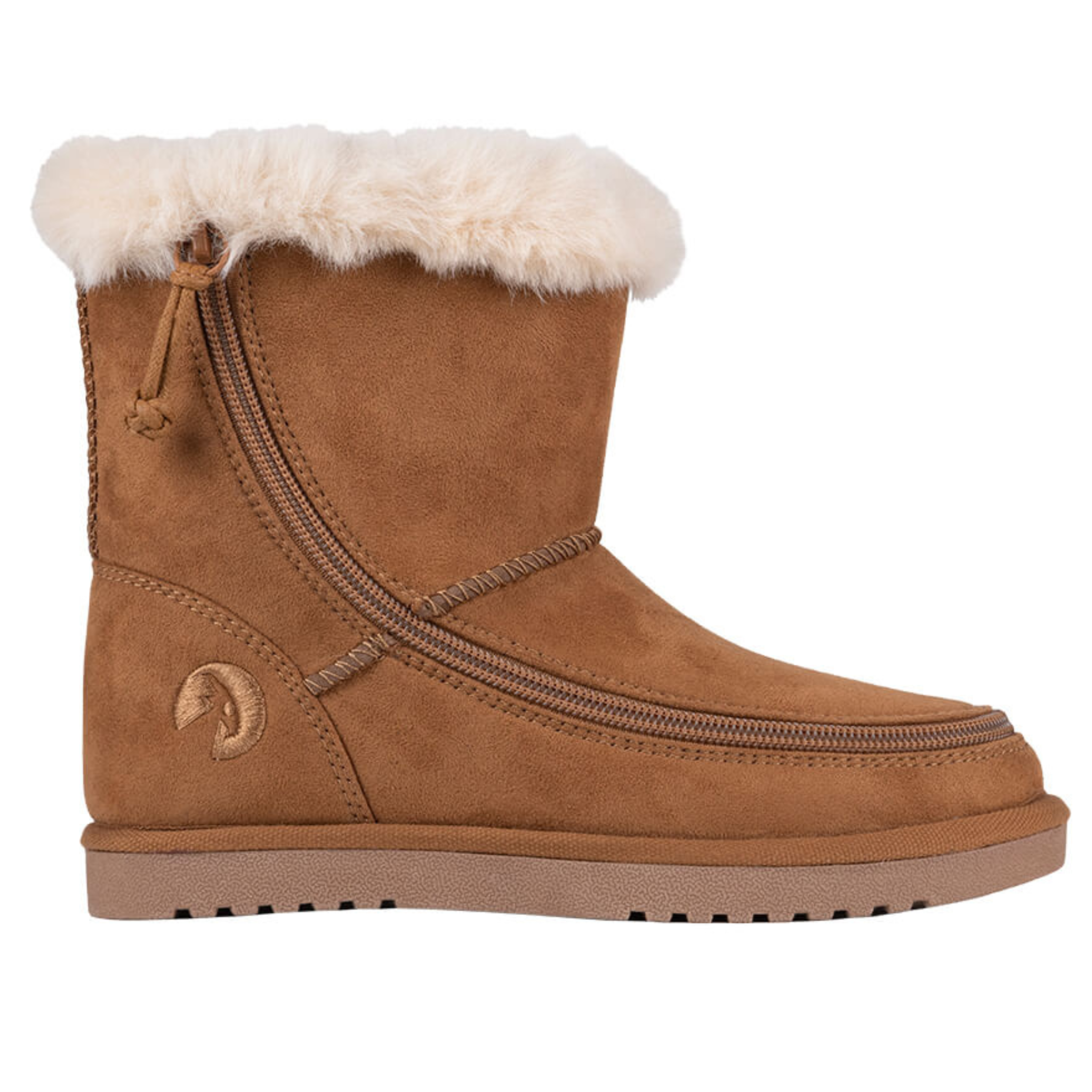 Billy Footwear (Toddlers) - Faux Suede Cosy Boots 2 Chestnut