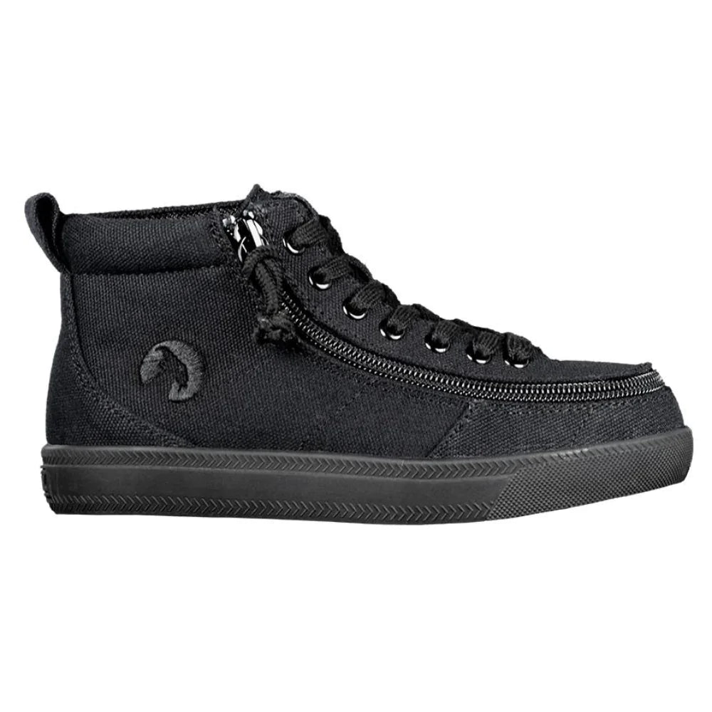 Billy Footwear (Toddlers) DR II Fit - High Top DR II Black Canvas Shoes