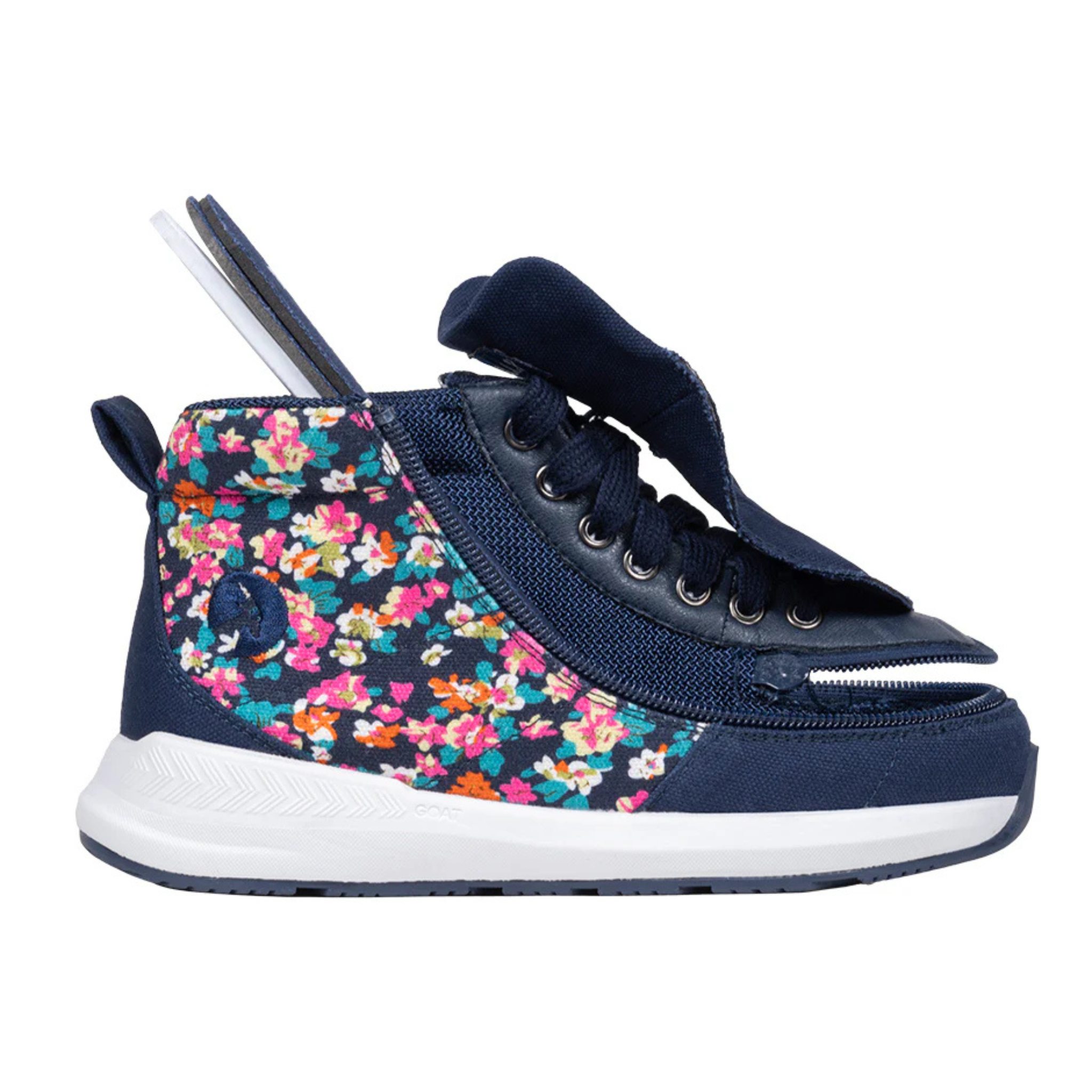 Billy Footwear (Toddler) - Goat High Top Sport Navy Floral