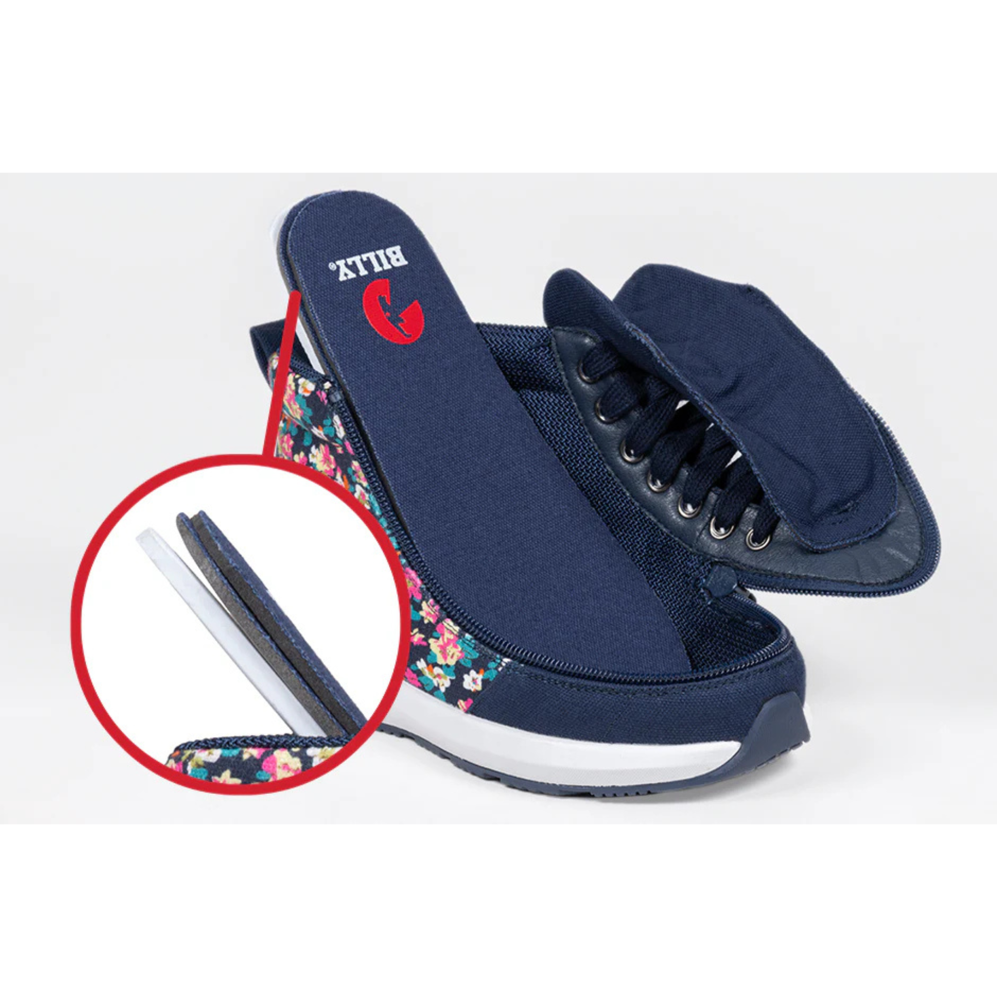 Billy Footwear (Kids) - Goat High Top Sport Navy Floral