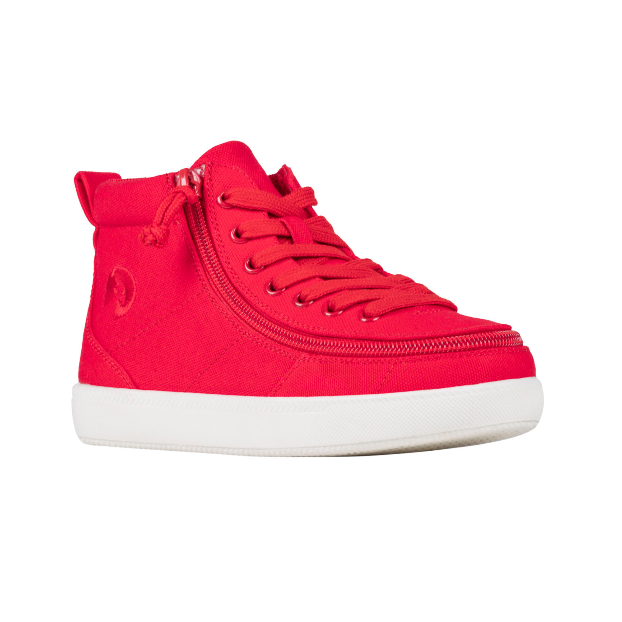 Billy Footwear (Kids) DR II Fit - High Top DR II RED Canvas Shoes