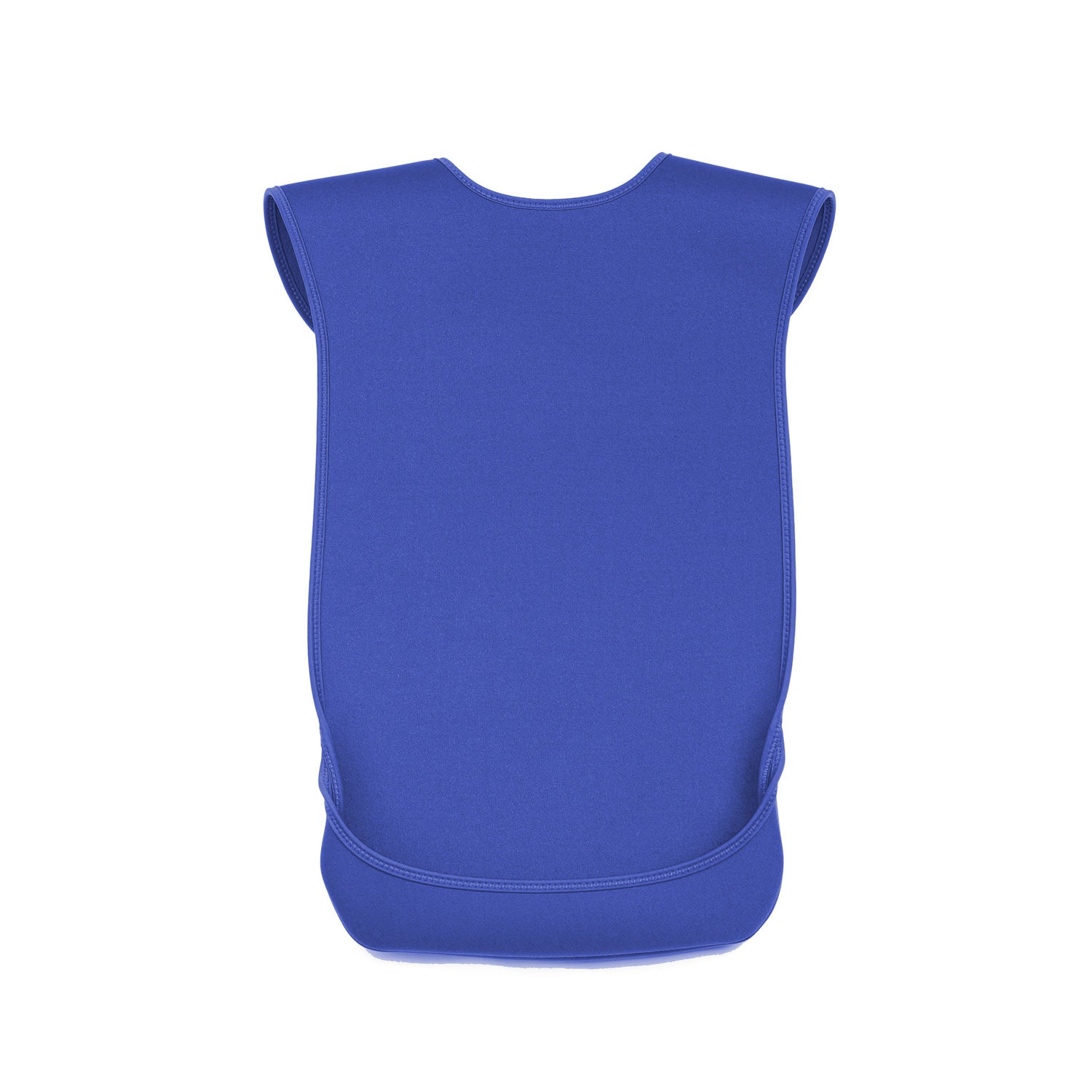CareDesign_small_tabard_for_special_needs_toddlers_kids_adults_blue_bib_with_feeding_catching_pouch