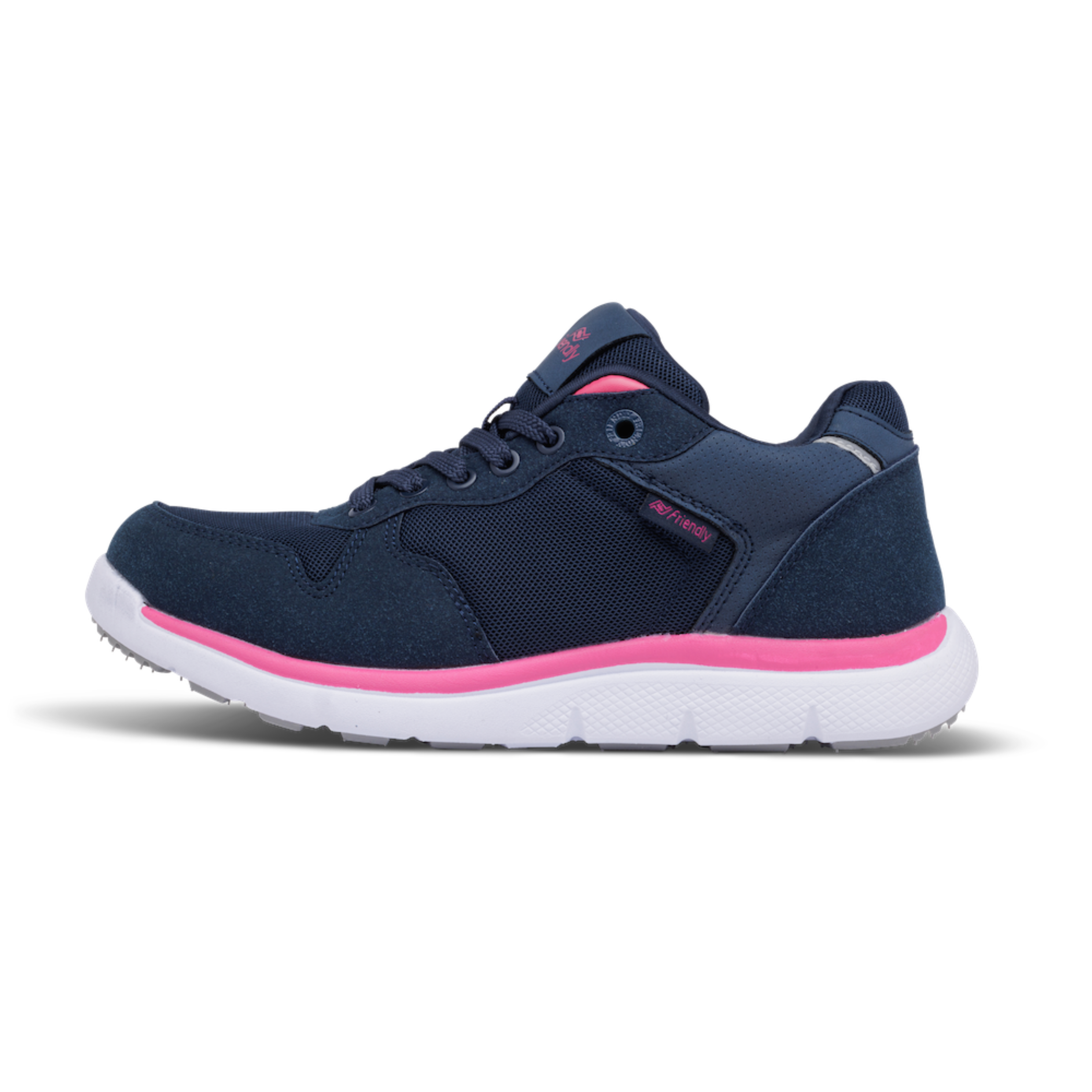 Friendly Shoes Excursion (Women's) - Mid Top Navy / Pink