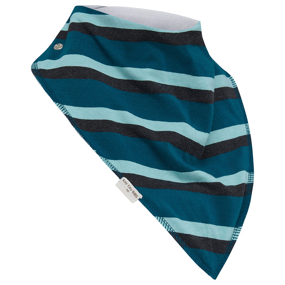 KayCey®B Bibs - Stripes Fleece Lined Cotton (New Stripes)