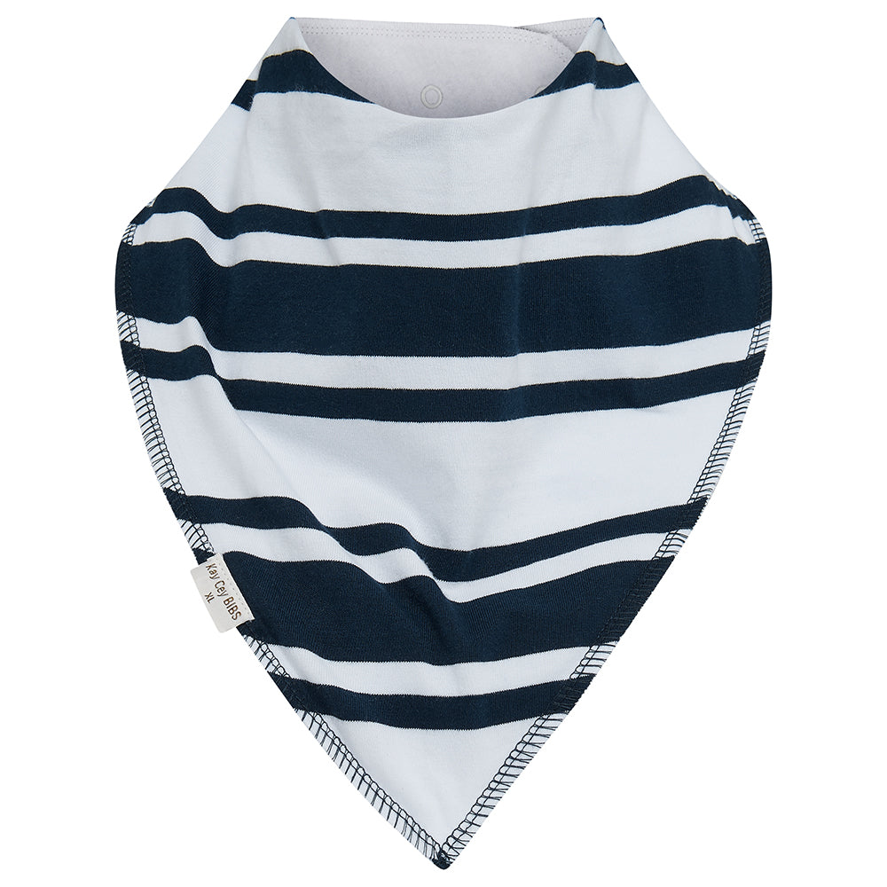 KayCey® Bibs - Signature Stripes Fleece Lined Cotton