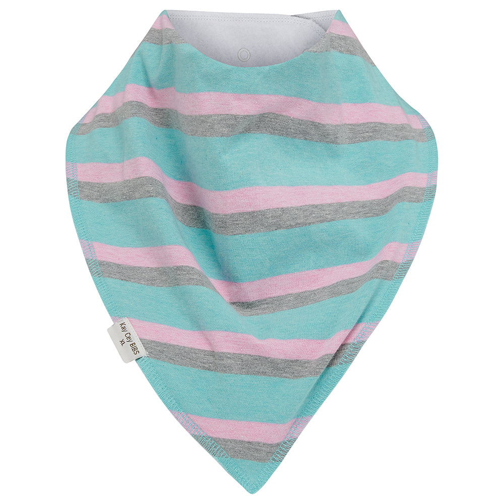 KayCey®B Bibs - Stripes Fleece Lined Cotton (New Stripes)