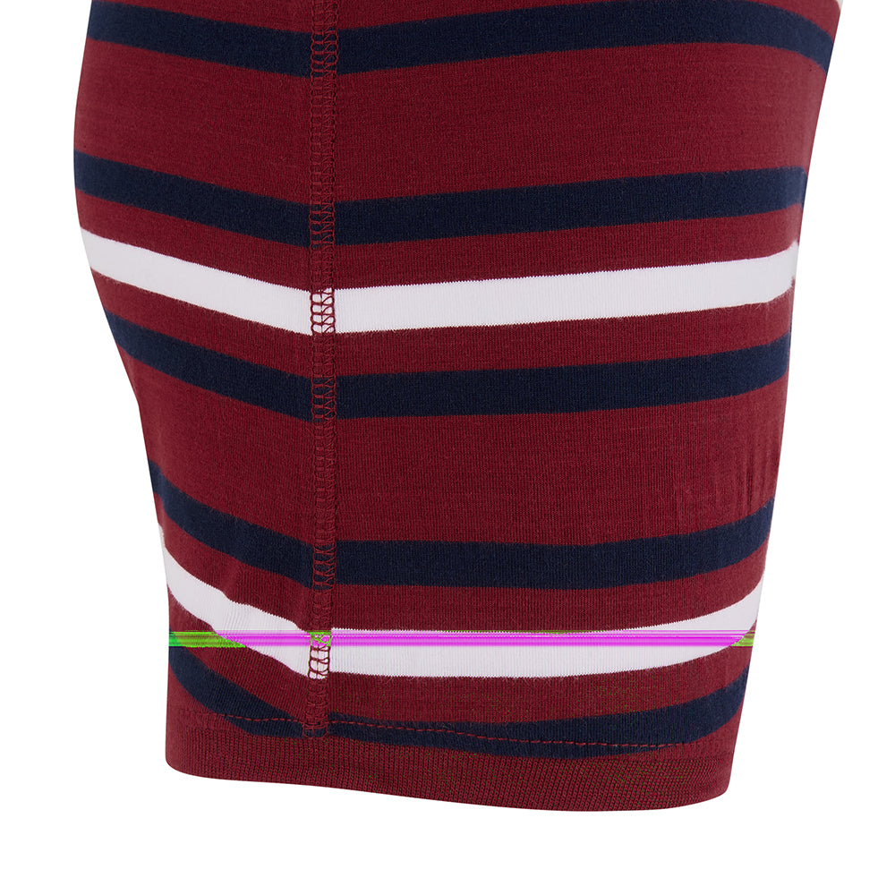 KayCey® Signature Stripes Short Sleeve Popper Bodysuit