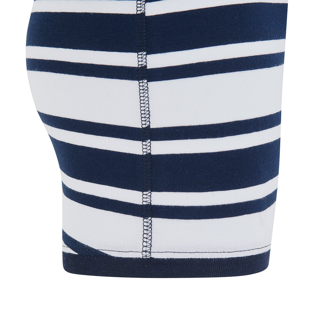 KayCey® Signature Stripes Short Sleeve Popper Bodysuit