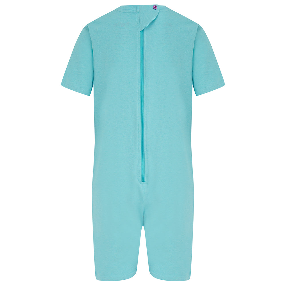 Kaycey KayCey®Z Secret Zip Back Jumpsuits (Kids) - Short Sleeve / Knee Length ...