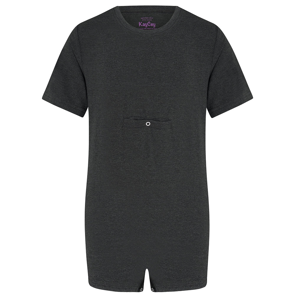 KayCey®P Popper Vests (Kids) - Short Sleeve with Tube Access