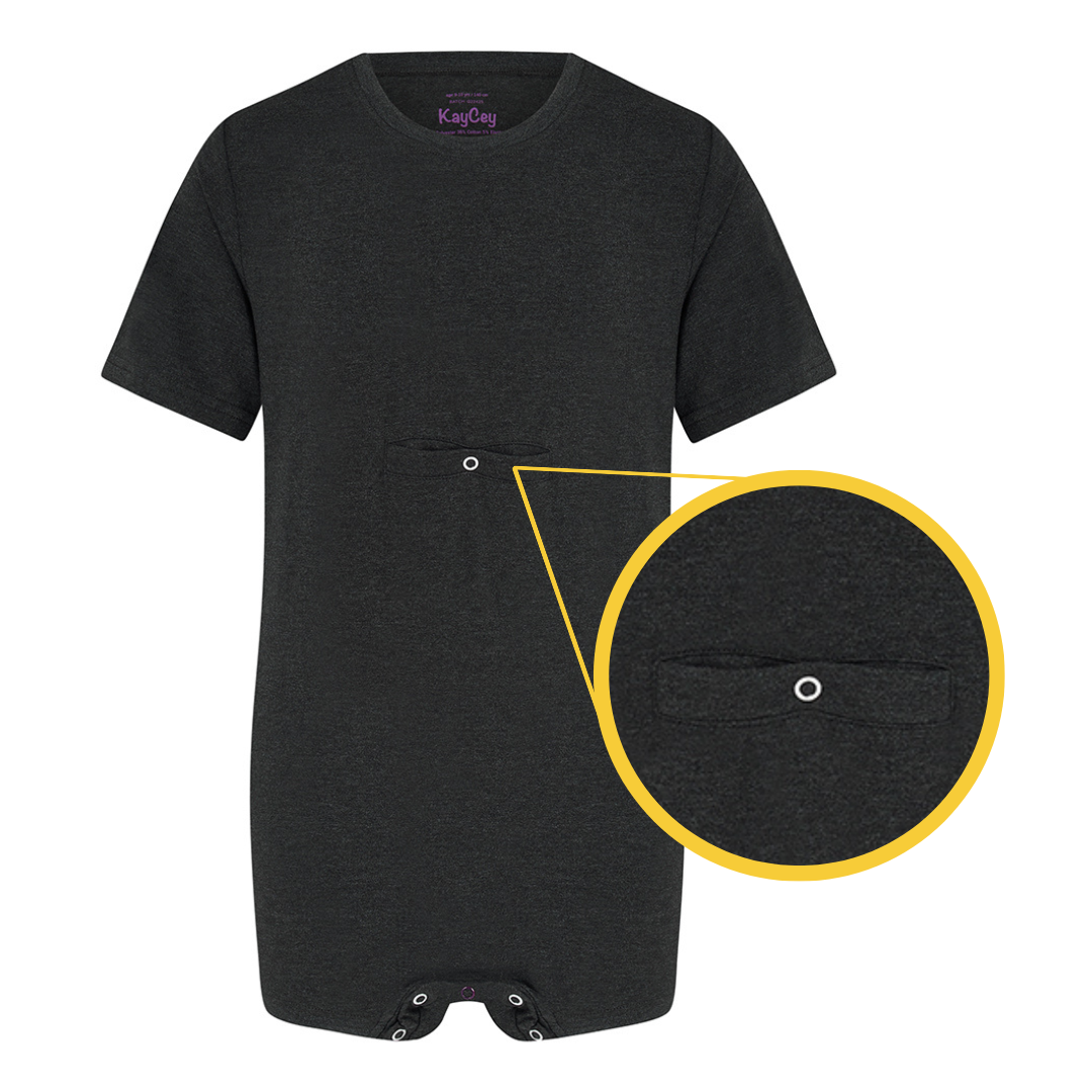 KayCey®P Popper Vests (Kids) - Short Sleeve with Tube Access