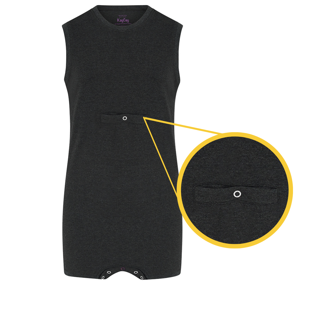 KayCey®P Popper Vests (Kids) - Sleeveless with Tube Access