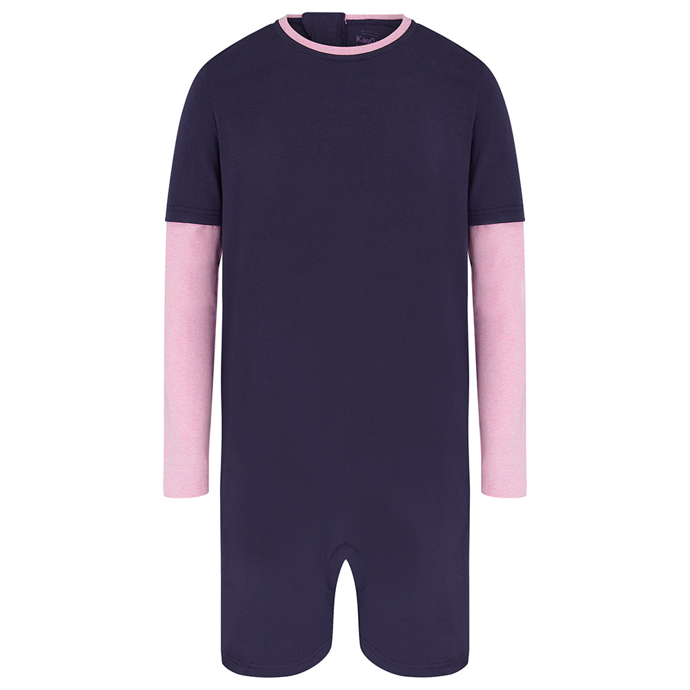 KayCey®Z Secret Zip Back Jumpsuits (Kids) - Long Sleeve / Short Leg