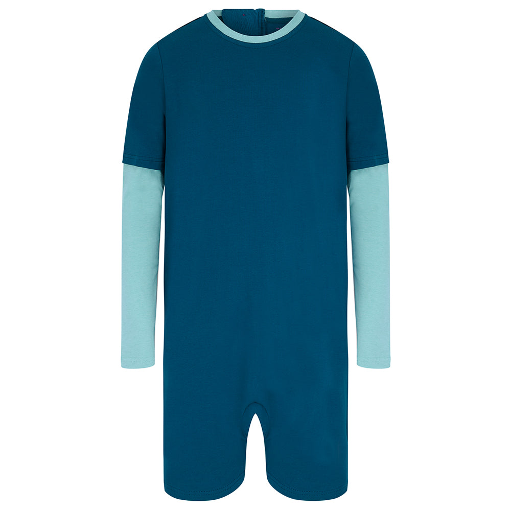 KayCey®Z Secret Zip Back Jumpsuits (Kids) - Long Sleeve / Short Leg