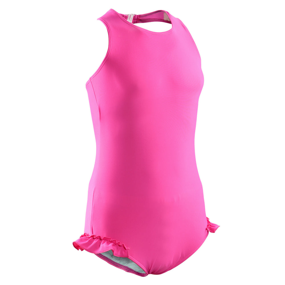Kes-Vir - Girls Halterneck Swimsuit - Eco Friendly / Pretty Pink - CLEARANCE