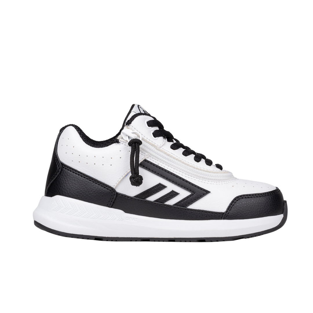 Billy Footwear (Toddlers) - Mid Top Goat Hoop White/Black Trainers