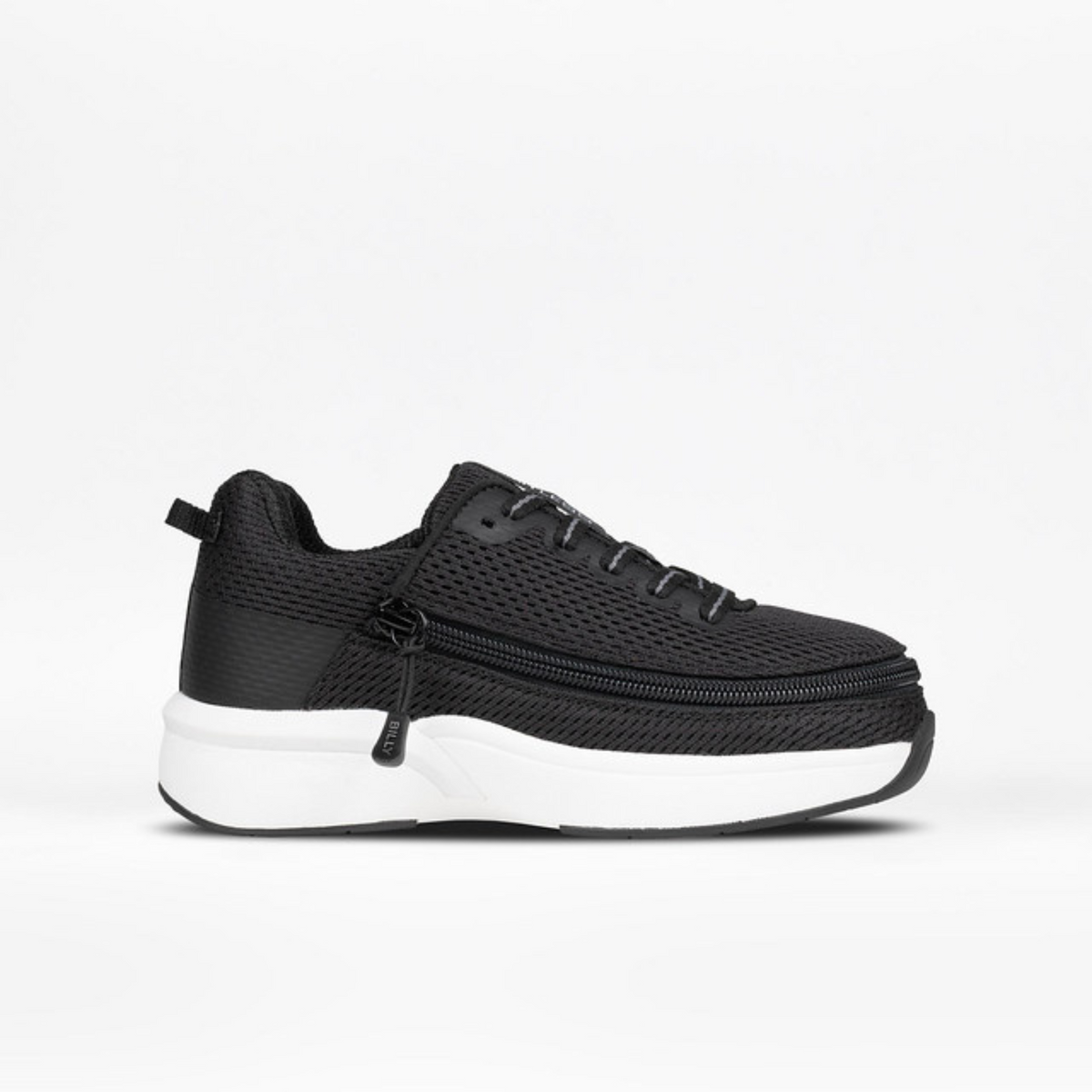 NEW Billy Footwear Mens Sneaker Low Top Zip Up Black Adaptive Size 7.5 M KF321 Men main image 4
