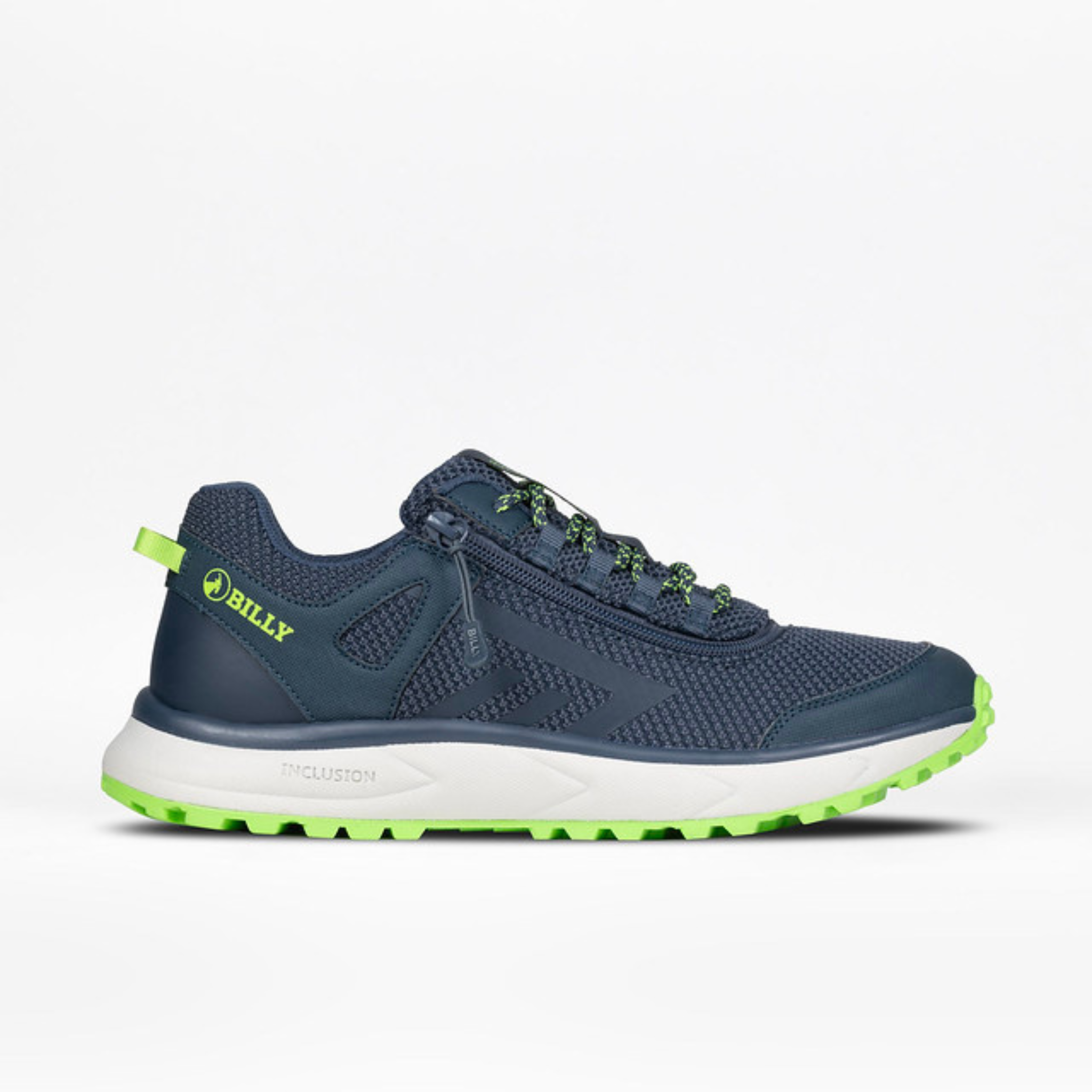 Billy Footwear (Mens) -  Inclusion Trail Navy/Green Trainers