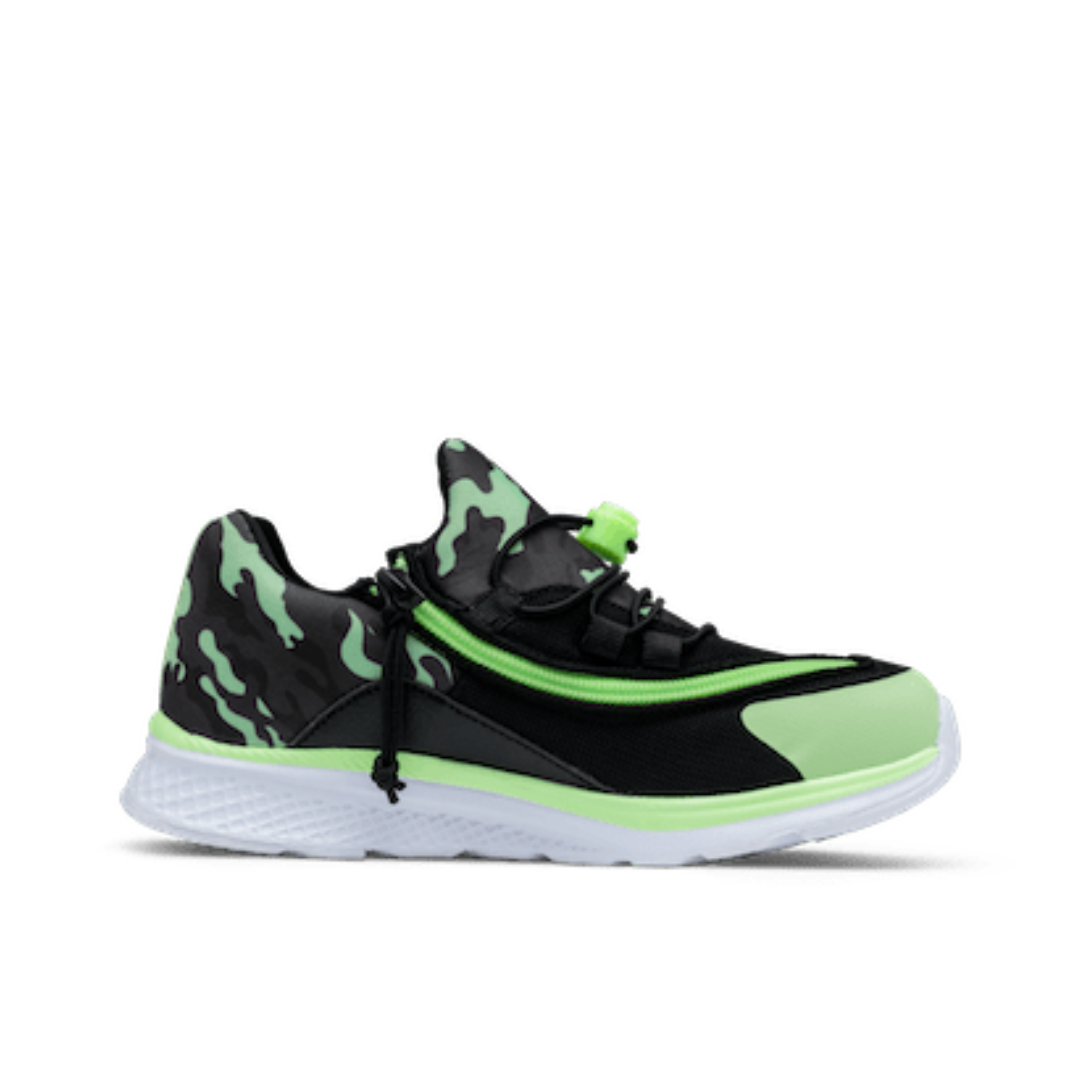Friendly Shoes (Kids) - Quest Lime Camo