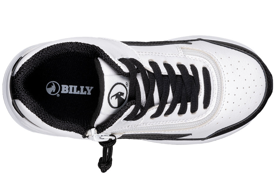 Billy Footwear (Kids) - Goat Hoop White/Black