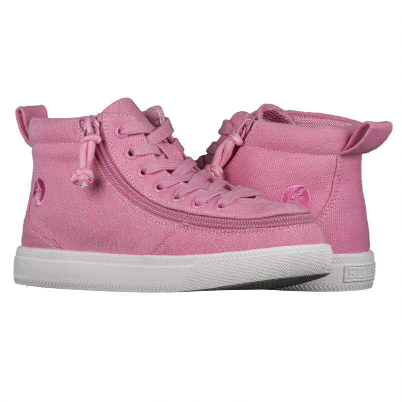 Billy Footwear (Kids) DR Fit High Top Pink Canvas Shoes CLEARANCE