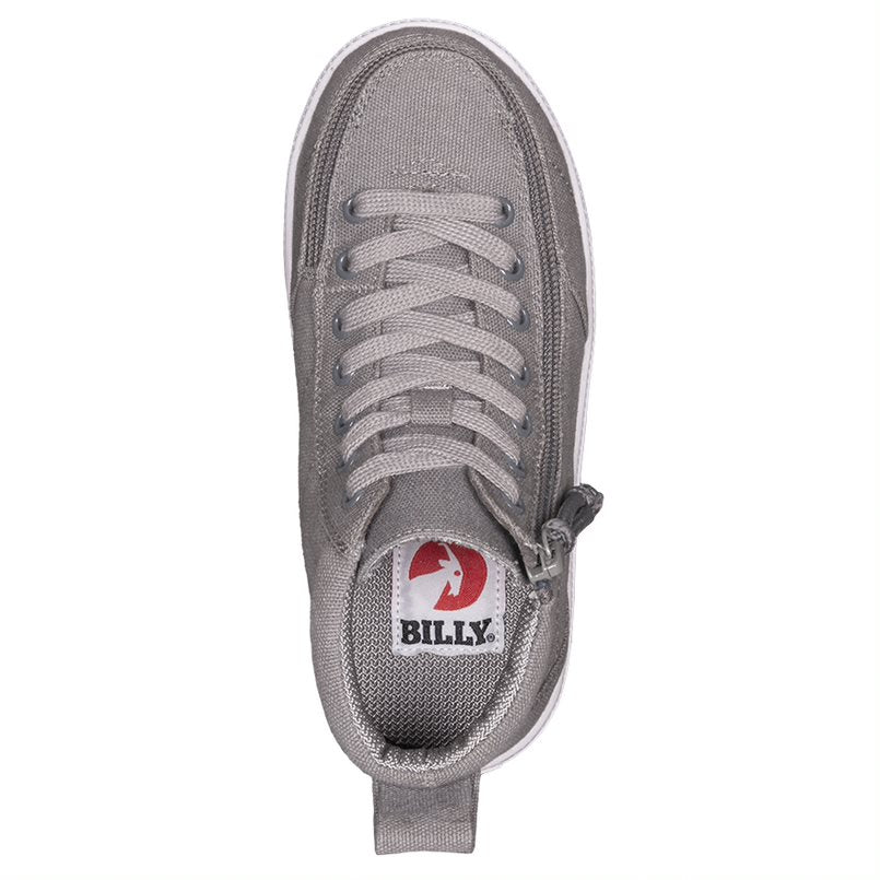 Billy Footwear (Kids) DR Fit - High Top DR Canvas Dark Grey Shoes