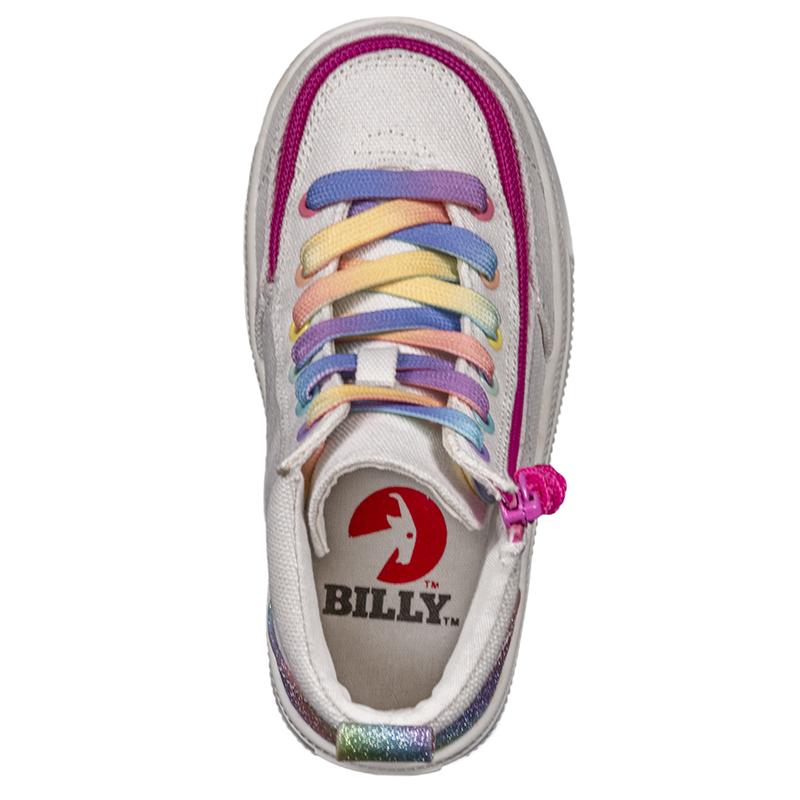 billy_footwear_white_rainbow_high_top_canvas_shoes_for_toddler_adaptable_for_special_needs_ariel