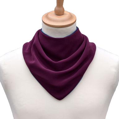 CareDesign_neckerchief_for_older_children_and_adults_with_special_needs_absorbent_dribble_bib_aubergine_front