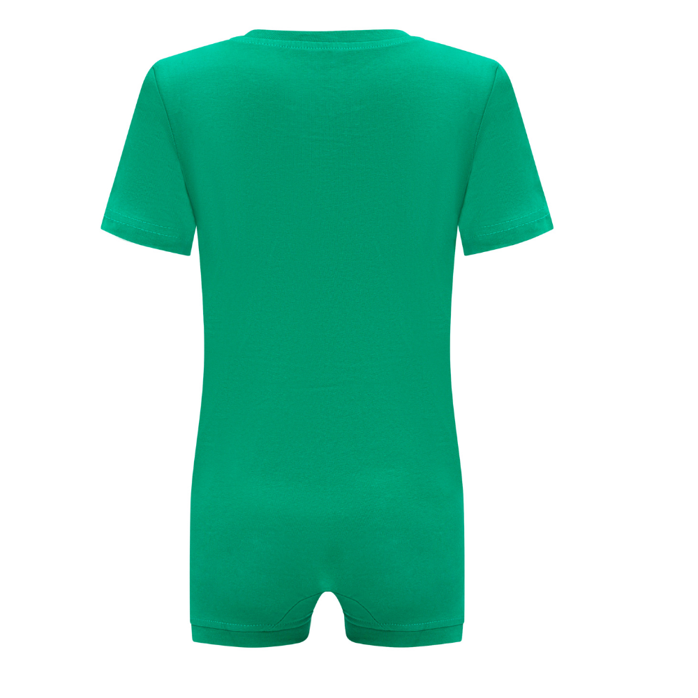KayCey_Adaptive_clothing_for_older_children_with_special_needs_Short_Sleeve_green_Back