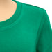 KayCey_Adaptive_klær_for_eldre_barn_med_spesielle_behov_Short_Sleeve_zipback_green_shoulder
