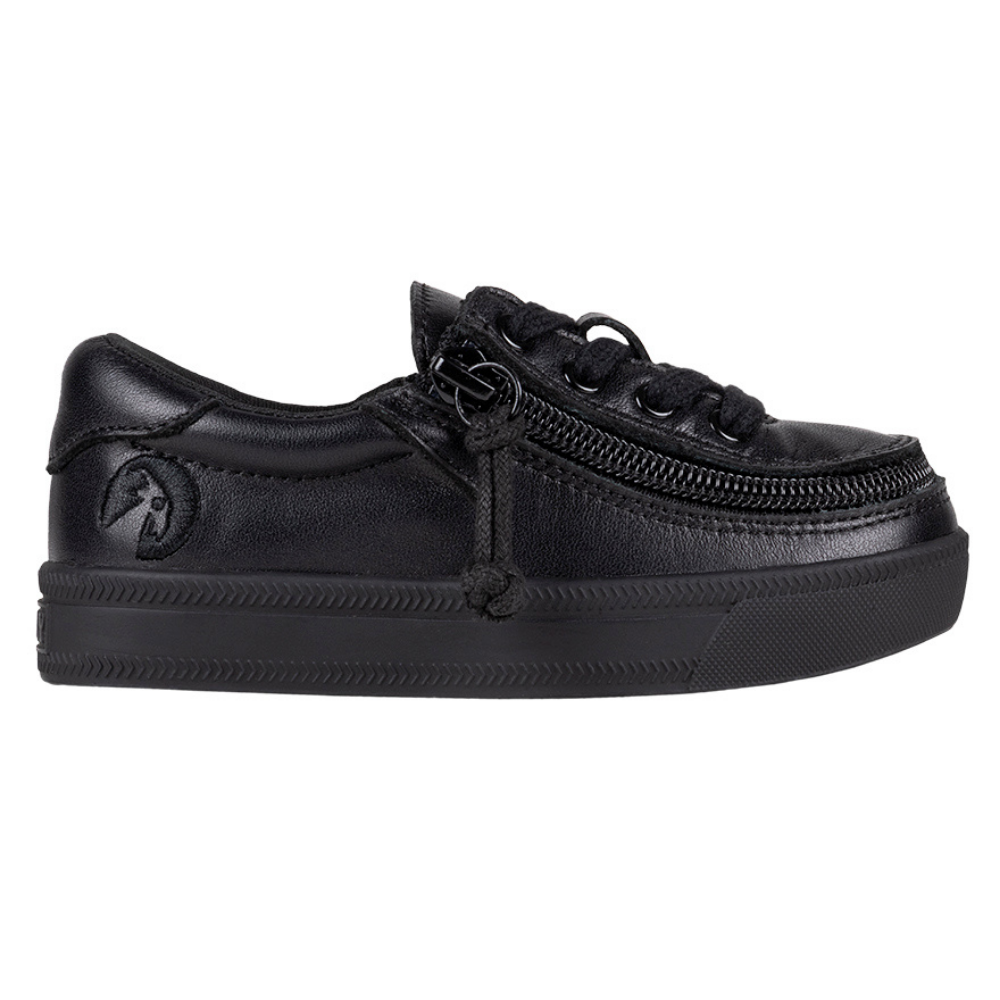 Billy Footwear (Toddlers) - Low Top Leather Black To The Floor Shoes